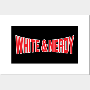 White and Nerdy Posters and Art